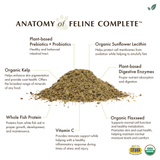 Wholistic Pet Organics Feline Complete Powder for Cats