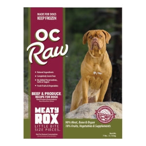 OC Raw Grain Free Meaty Rox Raw Frozen Dog Food