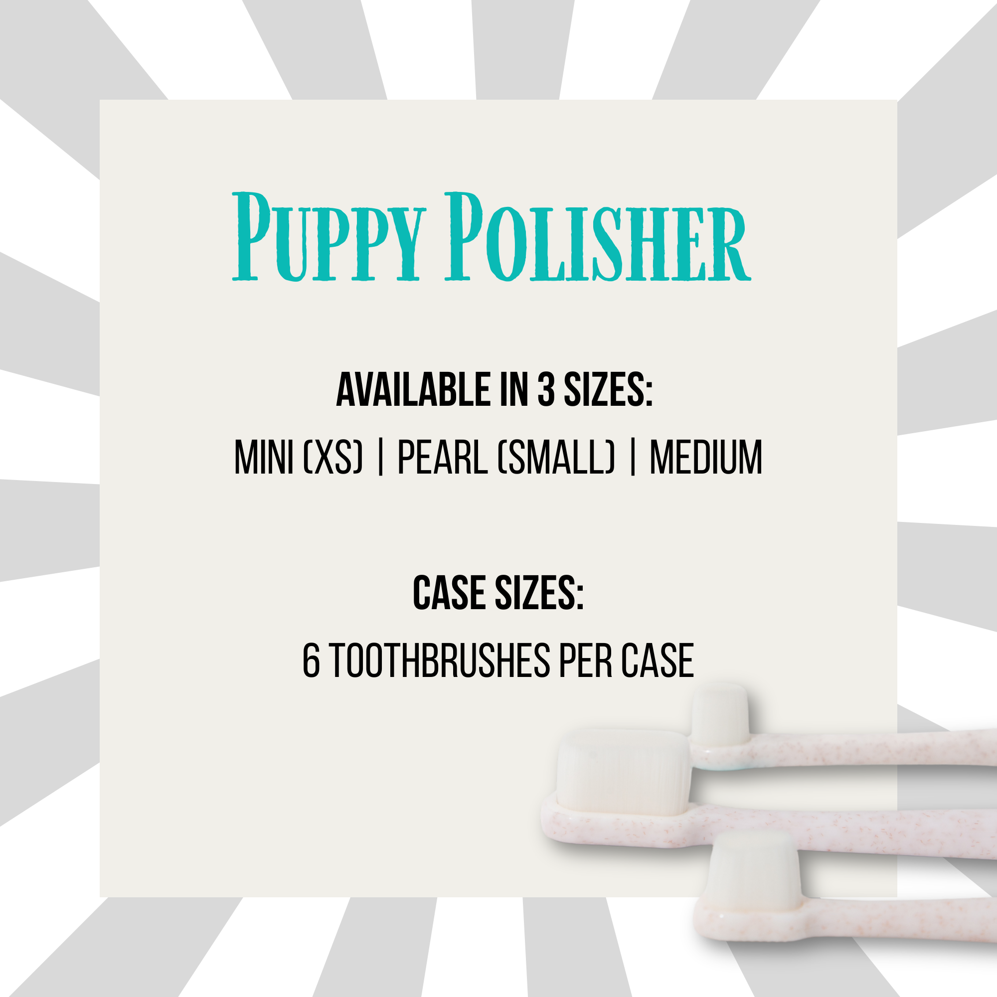 Wag & Bright Supply Co. Puppy Polisher Eco Toothbrush