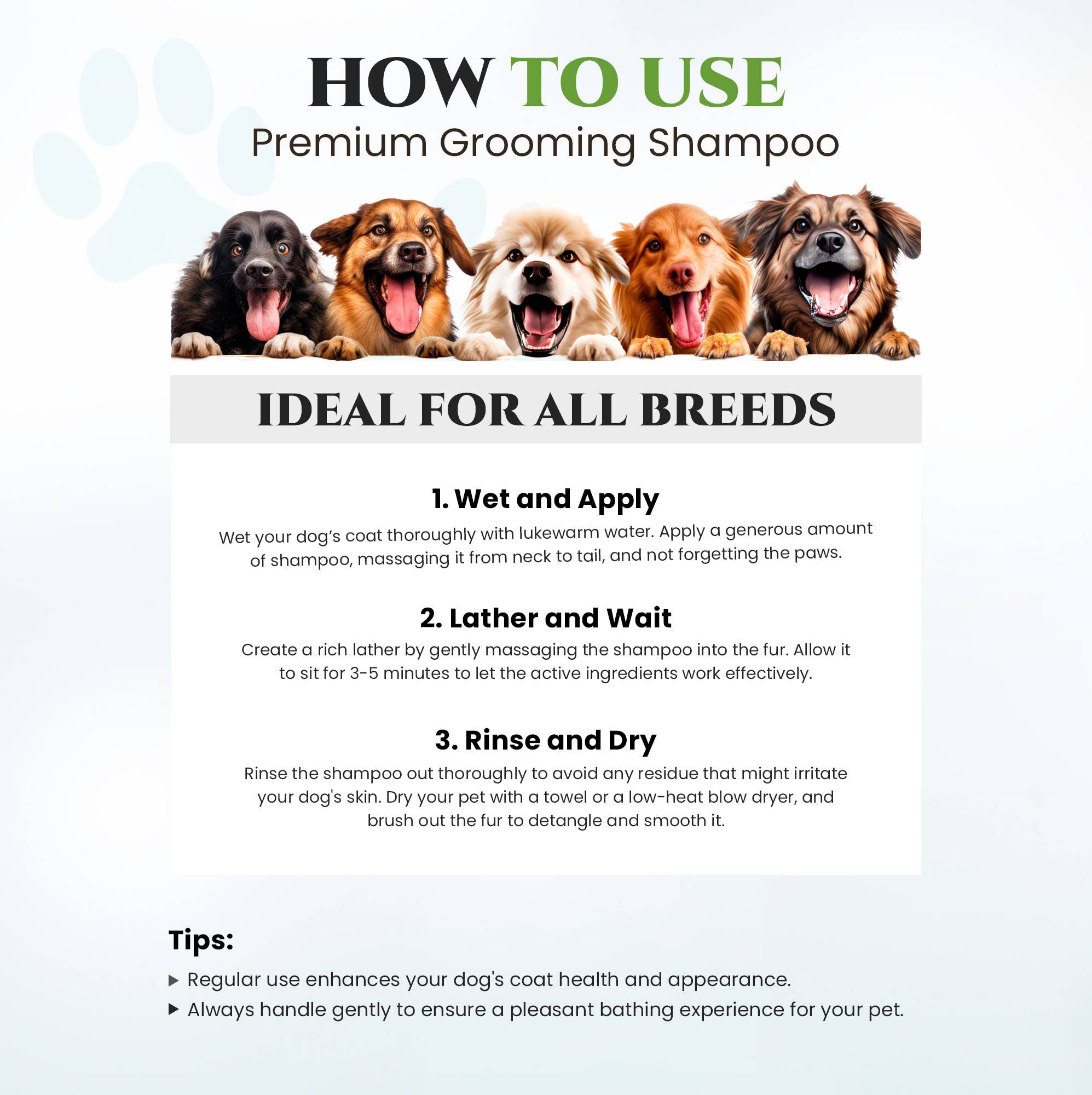 605 Fragrance Products Natural Dog Shampoo and Deodorizer Fresh Apple Shampoo
