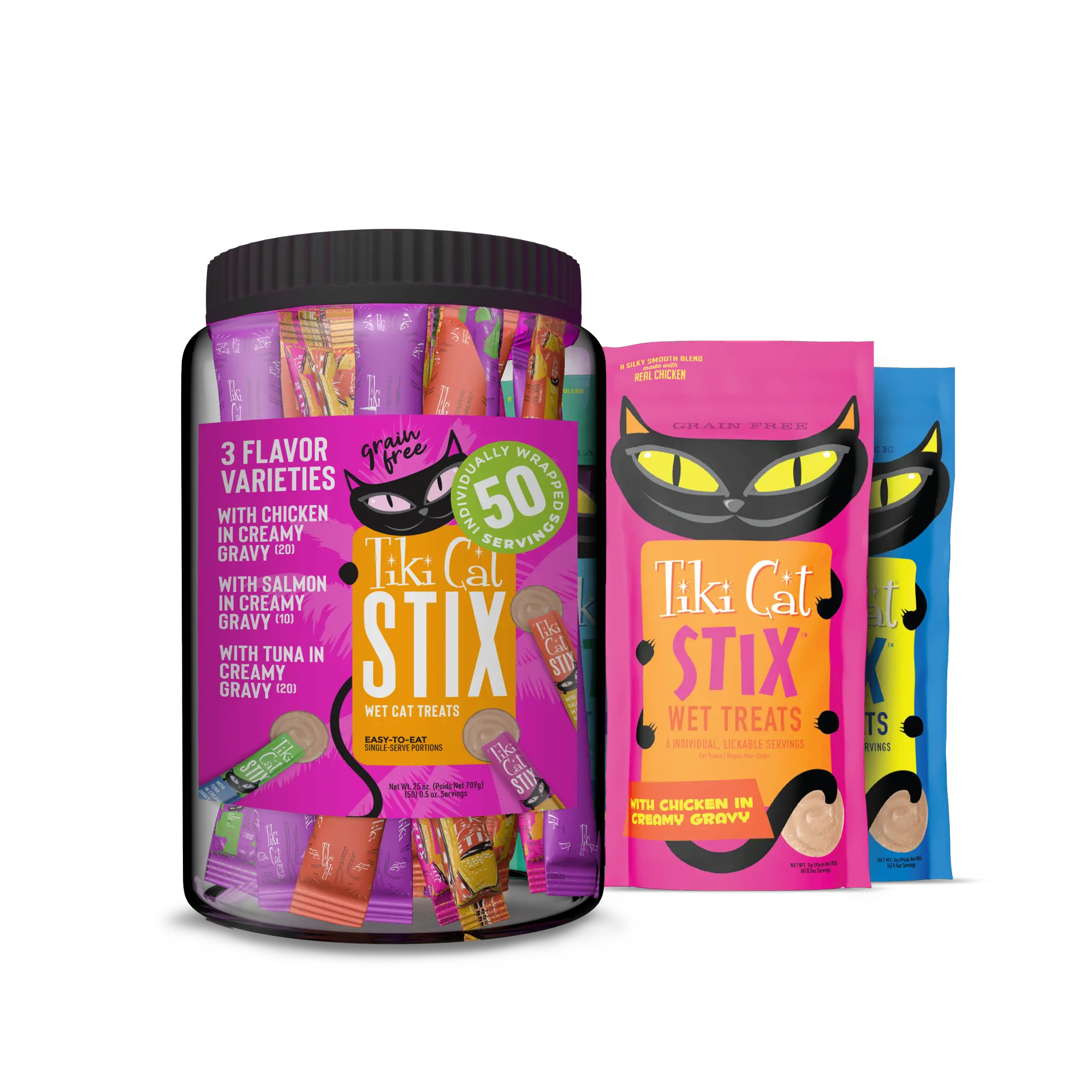 Tiki Cat Stix Mousse Wet Treats