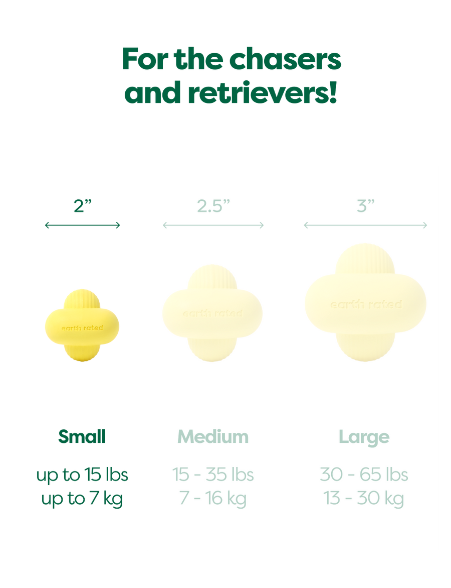 Earth Rated Natural Rubber Fetch Toy