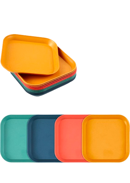 Sparky & Co Wheat Straw Eco-friendly Shallow Pet Food Dish