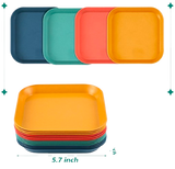 Sparky & Co Wheat Straw Eco-friendly Shallow Pet Food Dish