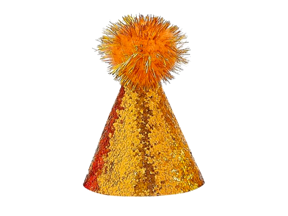 Sparky & Co 3.5" Mini Glitter Birthday Party Celebration Hats