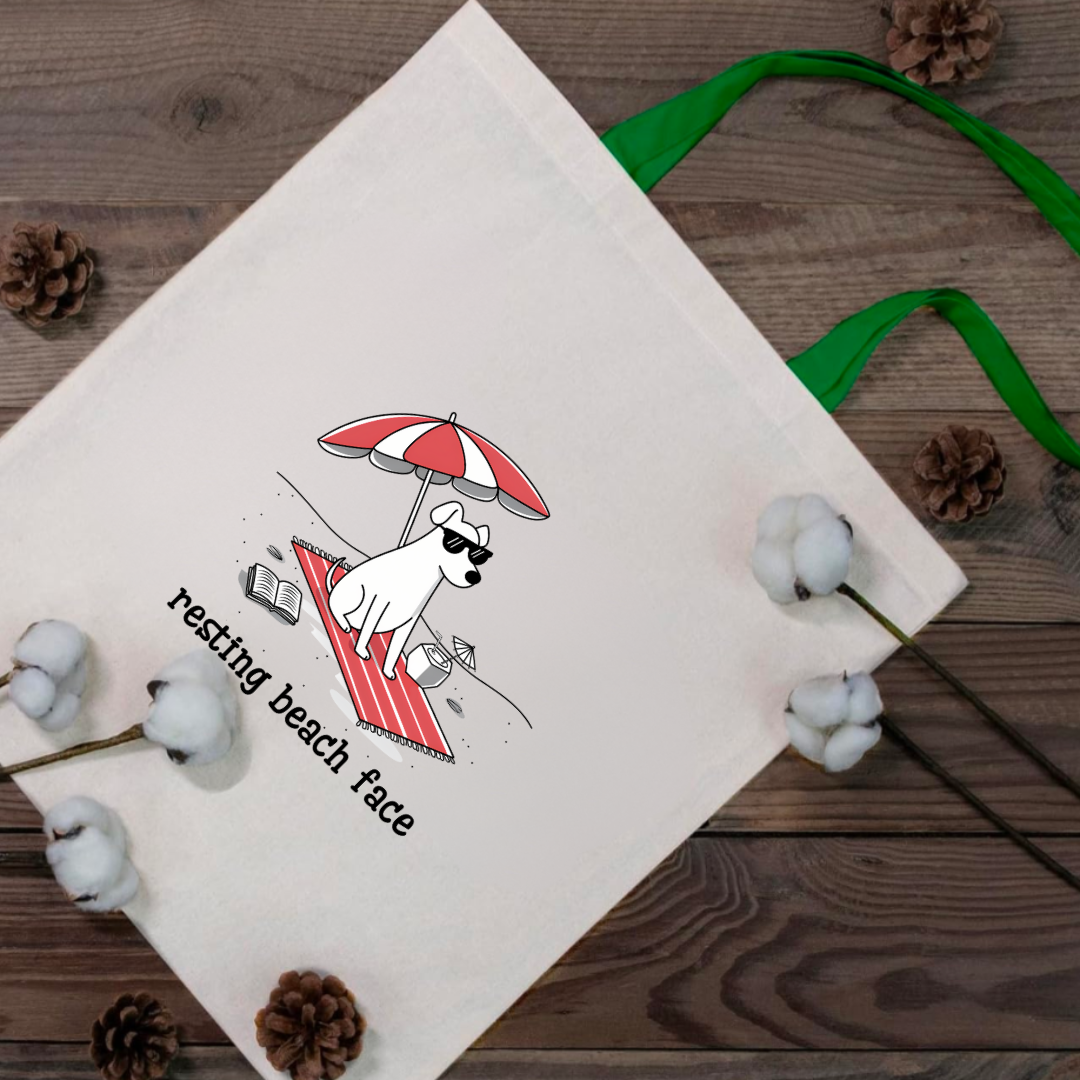Sparky & Co Printed Canvas Tote