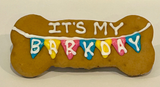 DELCO DOG CO. It's My BARKDAY 6" Bone Bakery Dog Treat