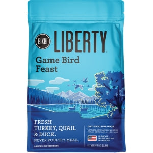 Bixbi Liberty Gamebird Feast Dry Dog Food