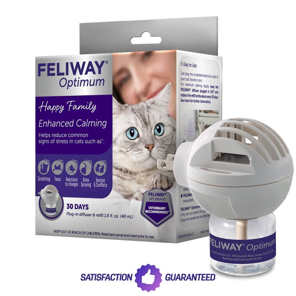 Feliway Optimum Cat Enhanced Calming Pheromone Diffuser Kit