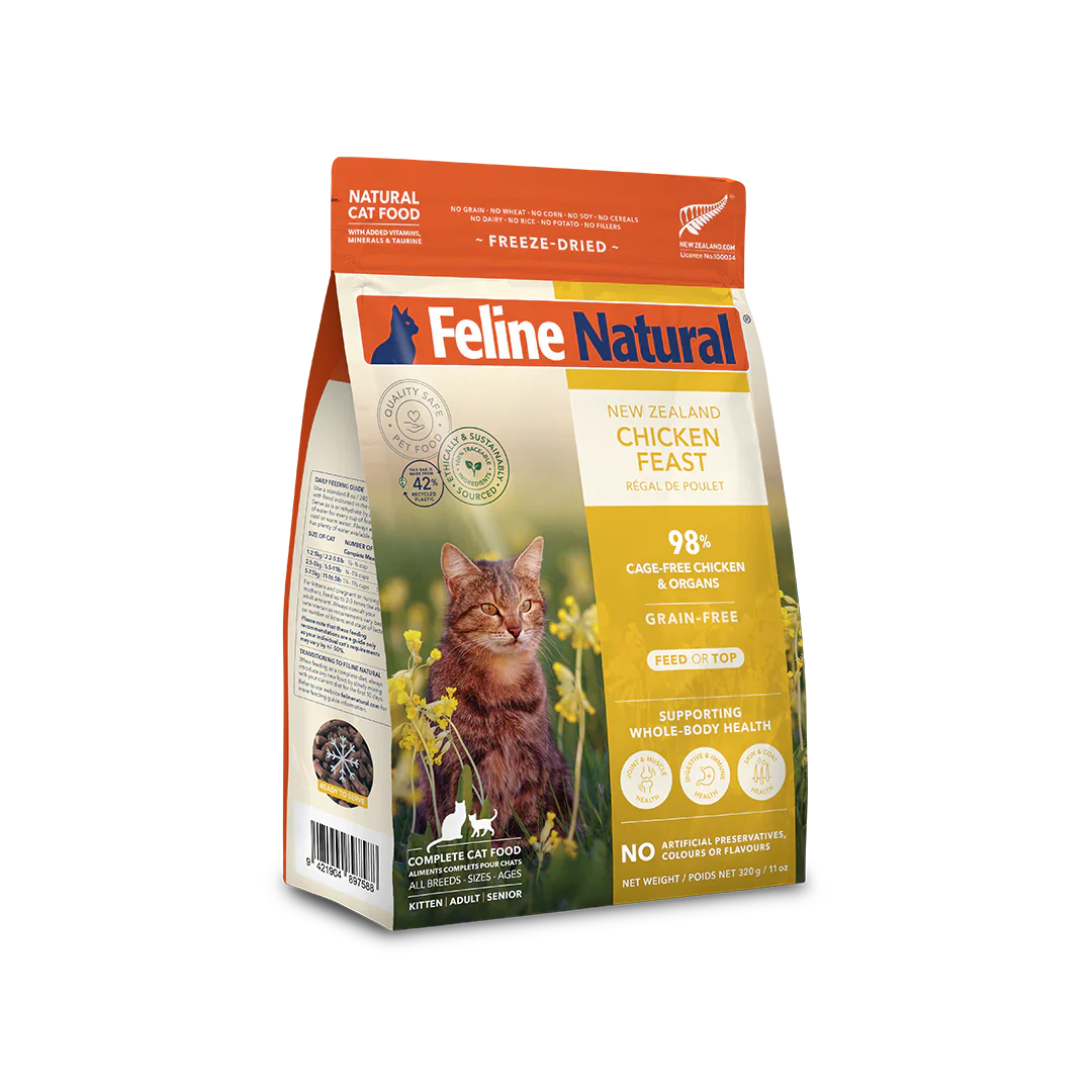 Feline Natural Freeze-Dried Core Diets Chicken Feast Cat Food