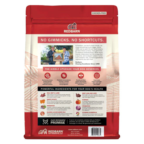 Redbarn Fusion Kibble + Air-Dried Grain-Free Land Mix Recipe Dry Dog Food