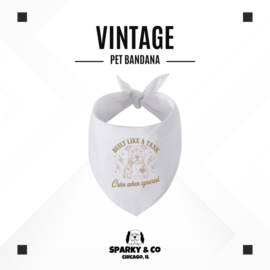 Sparky & Co Vintage Breed Graphic Pet Bandana