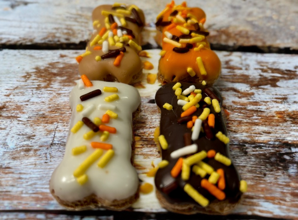 DELCO DOG CO. Fall Mini Dog Bones Bakery Dog Treats