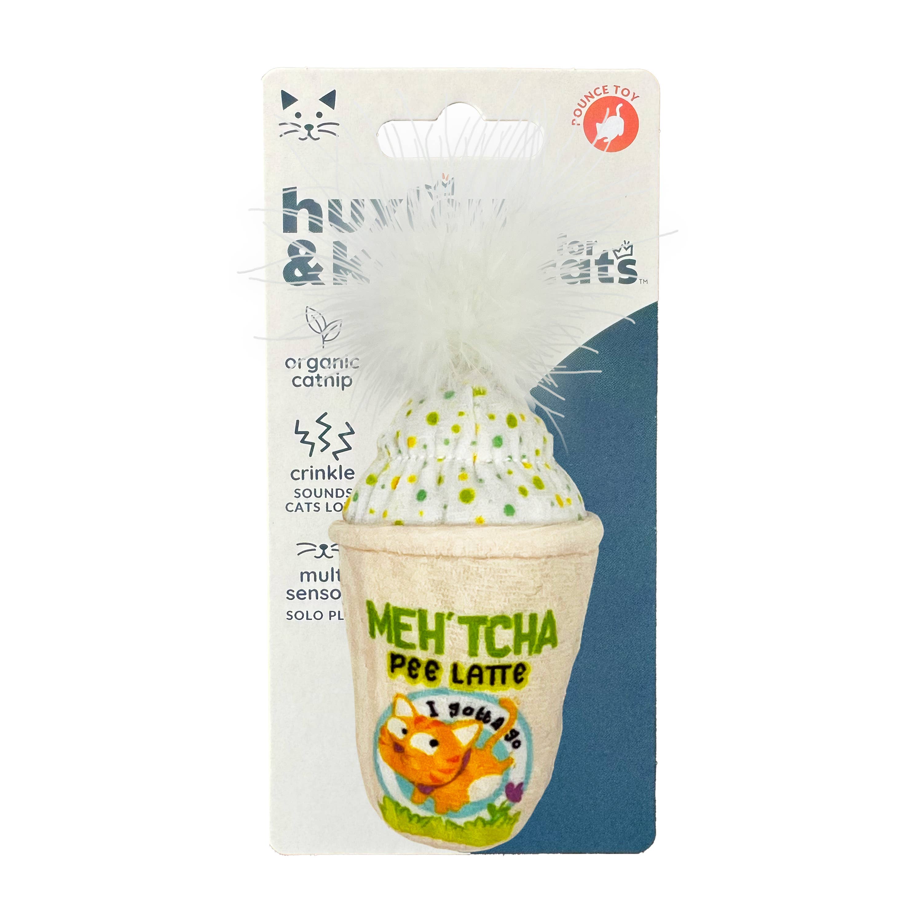 Huxley & Kent Meh' tcha Pee Latte Cat Toy