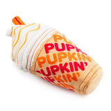 Haute Diggity Dog Pupkin' Donuts Iced Coffee Plush Squeaker Dog Toy
