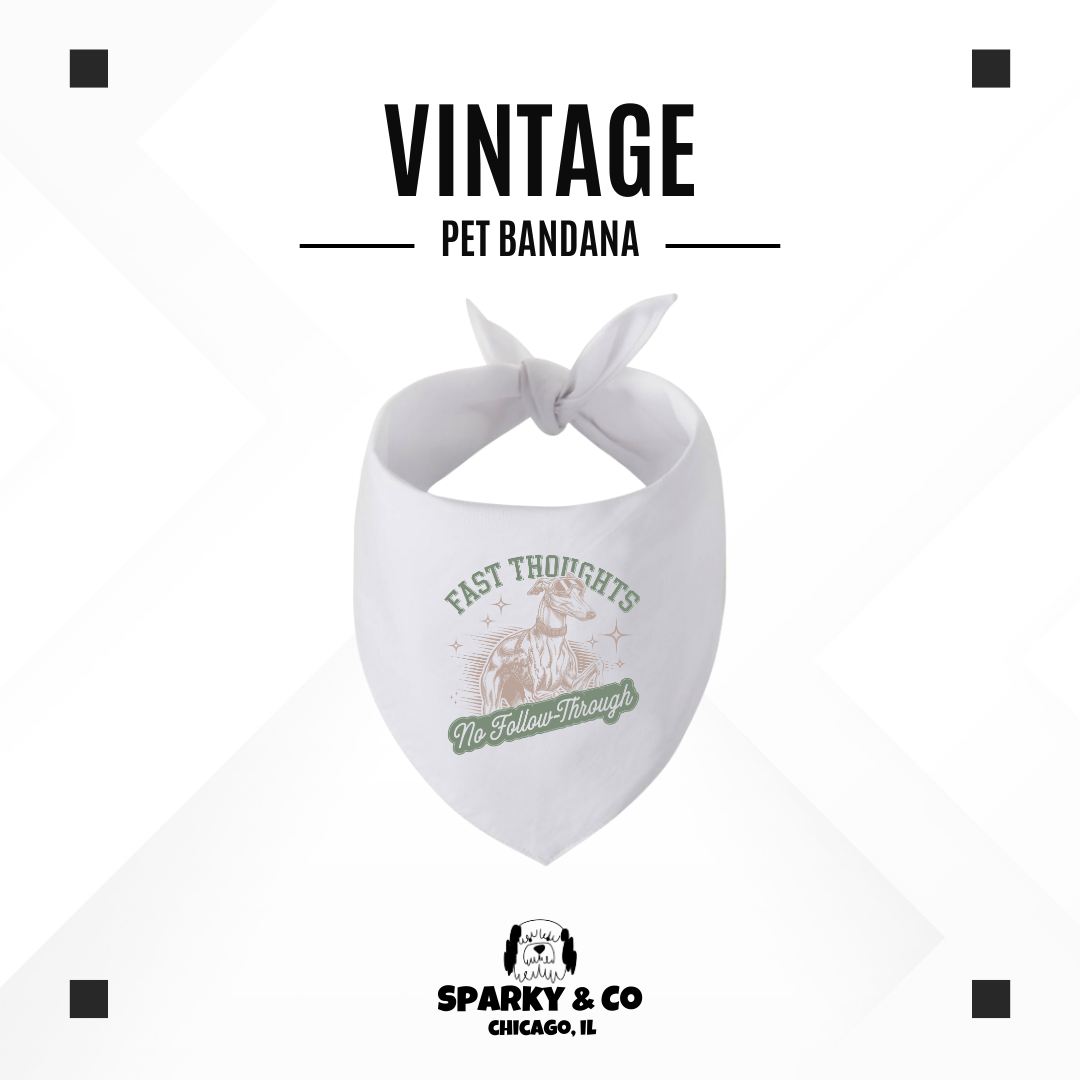 Sparky & Co Vintage Breed Graphic Pet Bandana