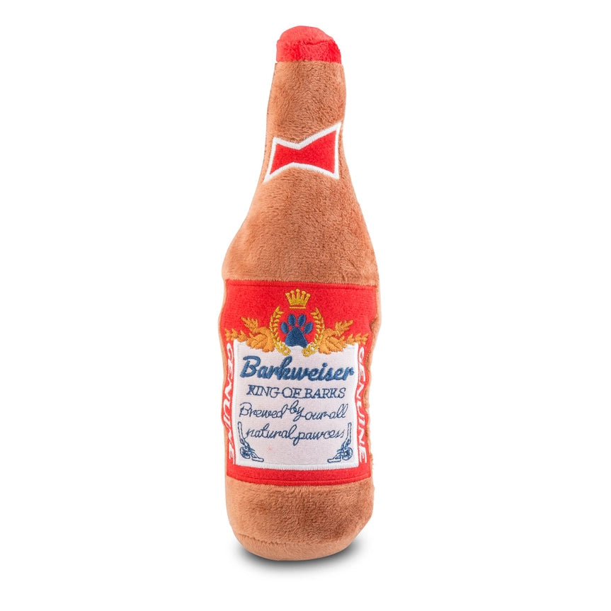 Haute Diggity Dog Barkweiser Beer Bottle Squeaker Dog Toy