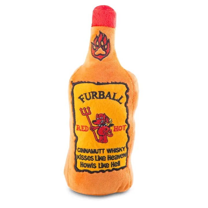 Haute Diggity Dog Furball Cinnamutt Whisky Squeaker Dog Toy