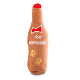 Haute Diggity Dog Barkweiser Beer Bottle Squeaker Dog Toy