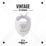 Sparky & Co Vintage Breed Graphic Pet Bandana
