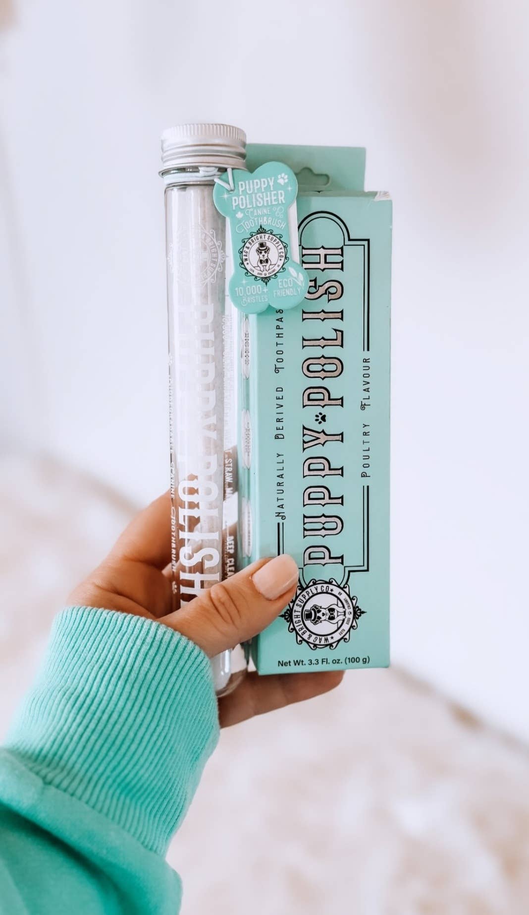 Wag & Bright Supply Co. Puppy Polisher Eco Toothbrush