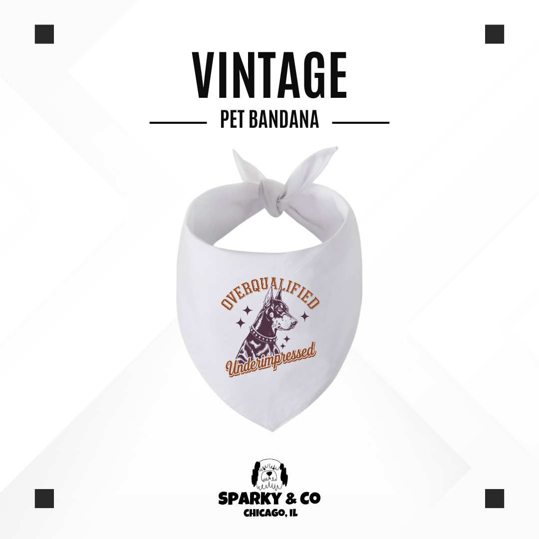Sparky & Co Vintage Breed Graphic Pet Bandana