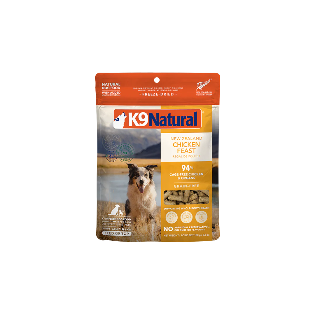 K9 Natural Chicken Feast Freeze-Dried Dog Food