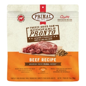 Primal Raw Freeze-Dried Pronto Beef Dog Food