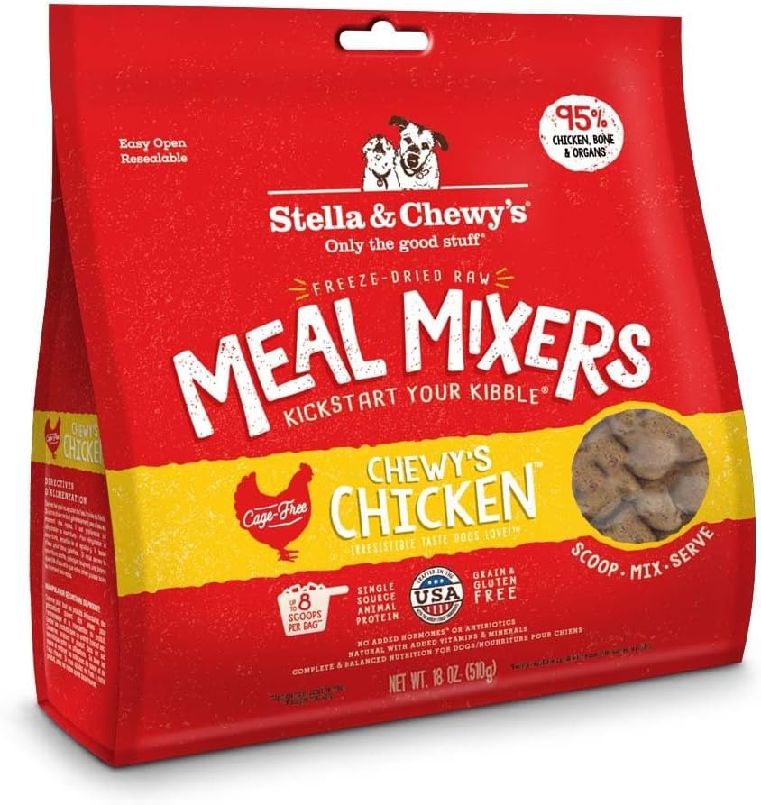 Stella & Chewy's Meal Mixer Chewy's Chicken Raw Freeze-Dried Dog Food