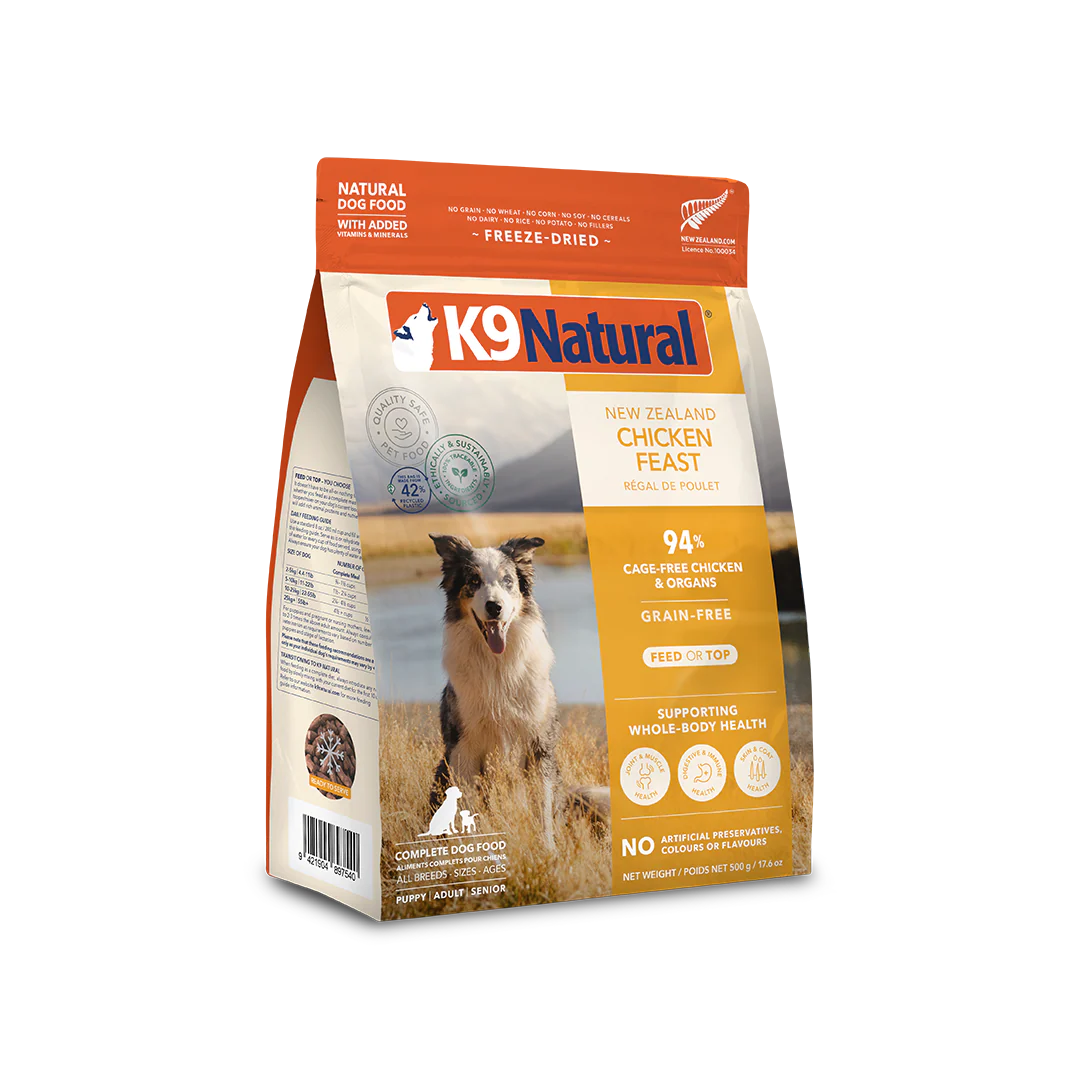 K9 Natural Chicken Feast Freeze-Dried Dog Food – Paw Naturals K9 Natural Chicken Feast Freeze-Dried Dog Food – Paw Naturals