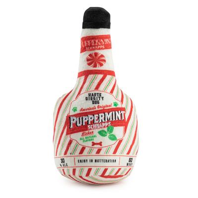 Haute Diggity Dog Puppermint Schnapps Christmas Dog Toy