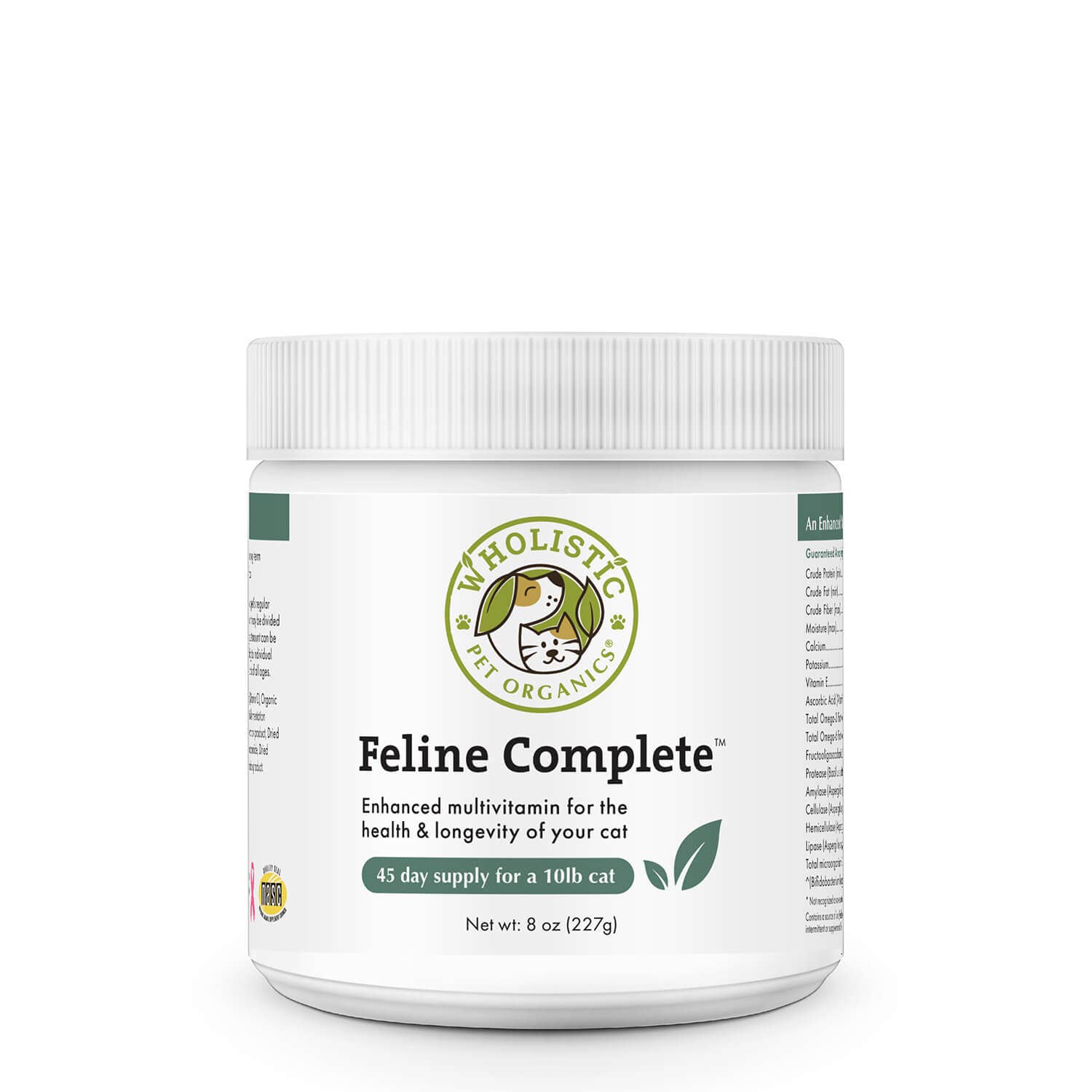 Wholistic Pet Organics Feline Complete Powder for Cats