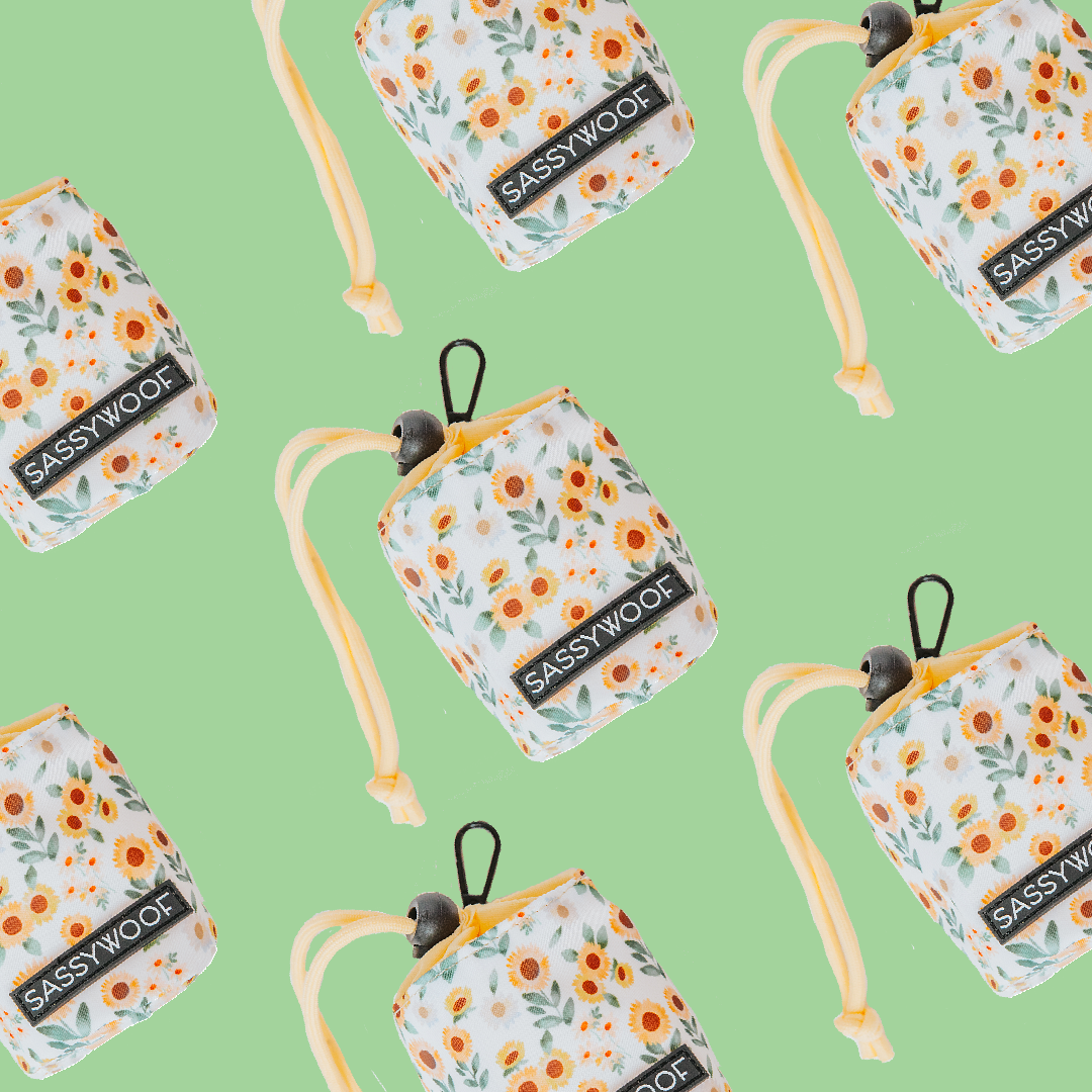 SASSY WOOF Sunflower Dreams Treat Pouch