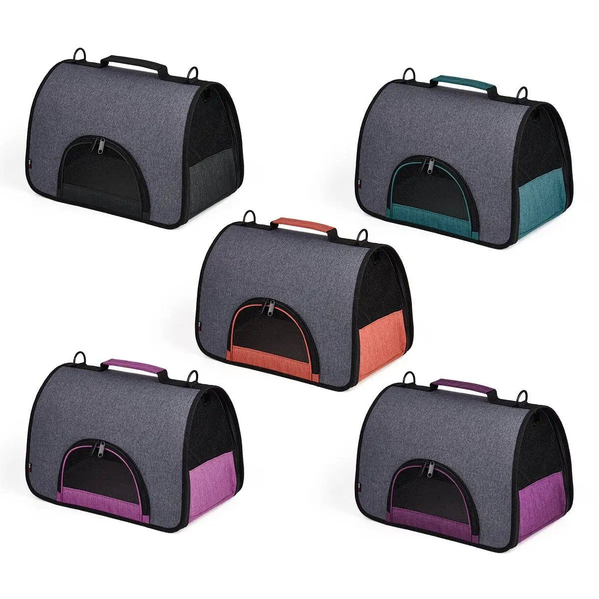 Dogline Dual Color Collapsible Pet Carrier