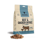 Vital Essentials Cat Freeze-Dried Crunchy Mini Nibs Beef & Chicken Entree Cat Food