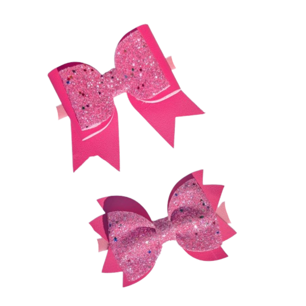 Sparky & Co Tonal Glitter Bow Collar Charm