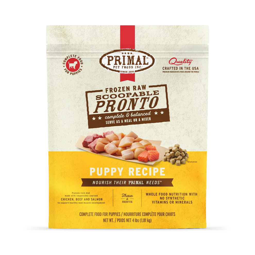 Primal Pronto Raw Frozen Dog Food 4lb