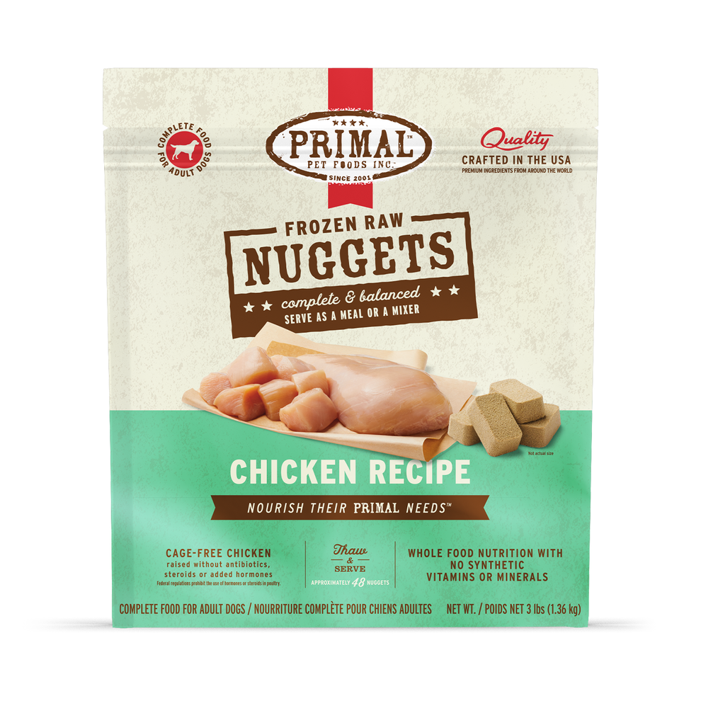 Primal Raw Frozen Chicken Dog Food