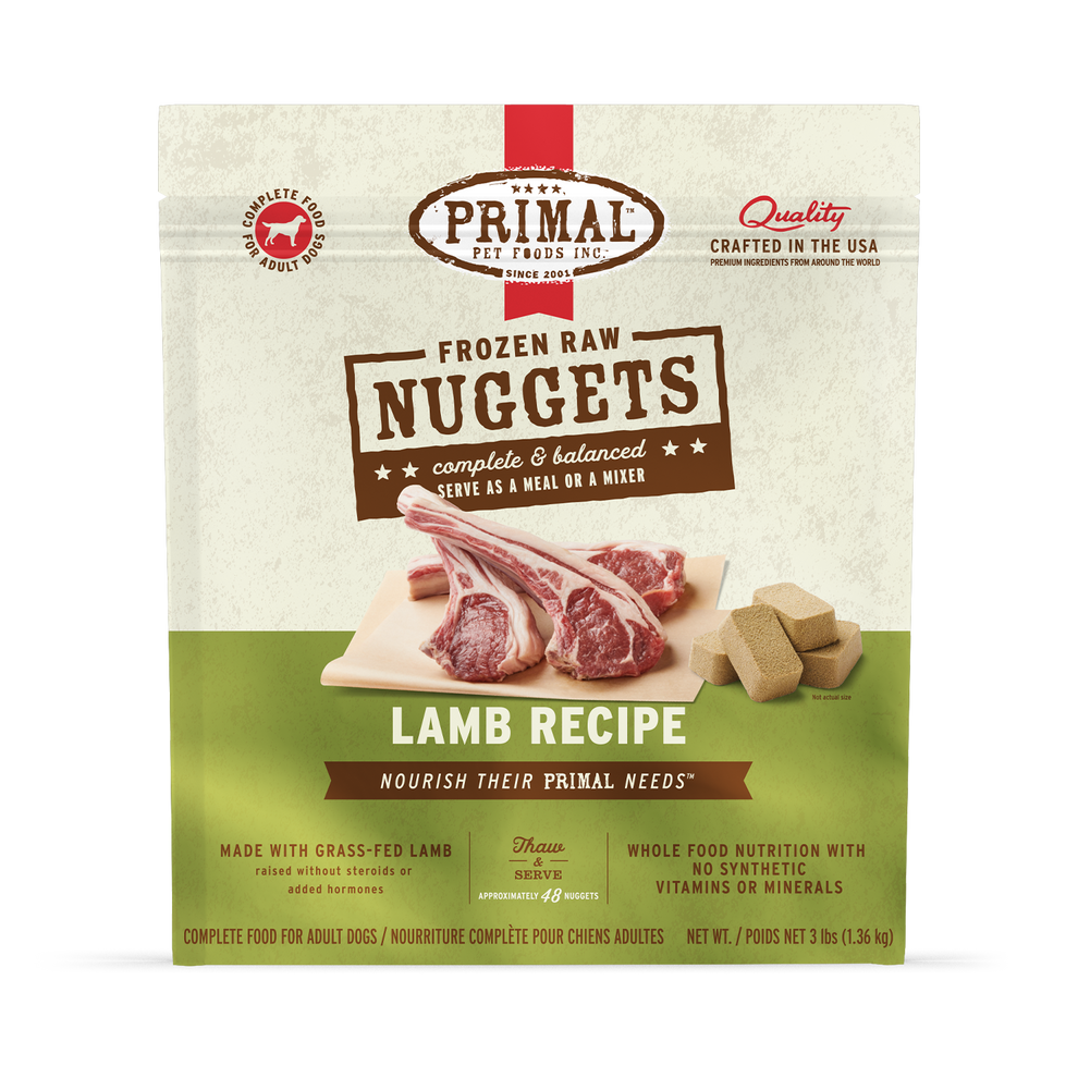 Primal Raw Frozen Lamb Dog Food