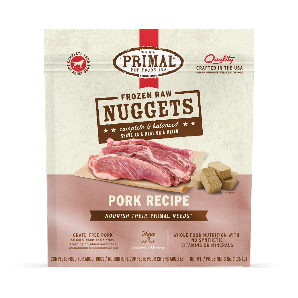 Primal Raw Frozen Pork Dog Food