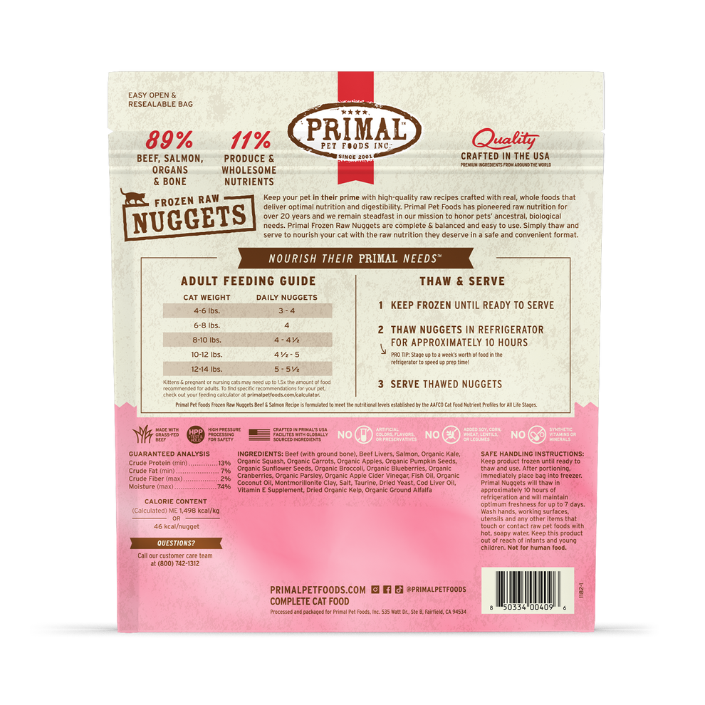 Primal Raw Frozen Cat Food