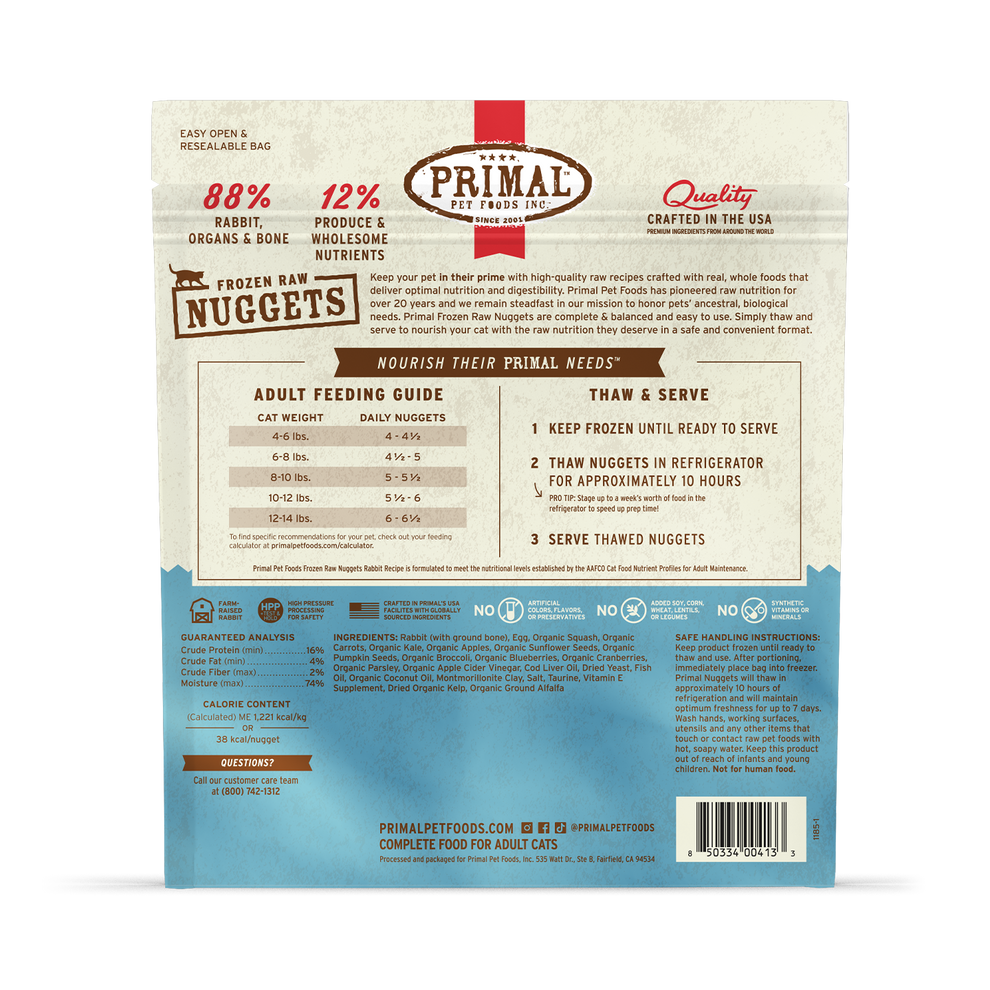 Primal Raw Frozen Cat Food