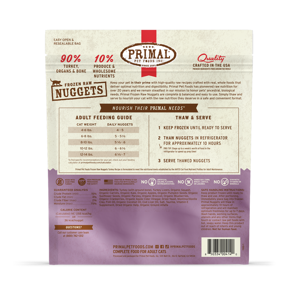 Primal Raw Frozen Cat Food
