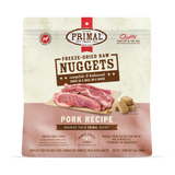 Primal Raw Freeze-Dried Nuggets Pork Dog Food