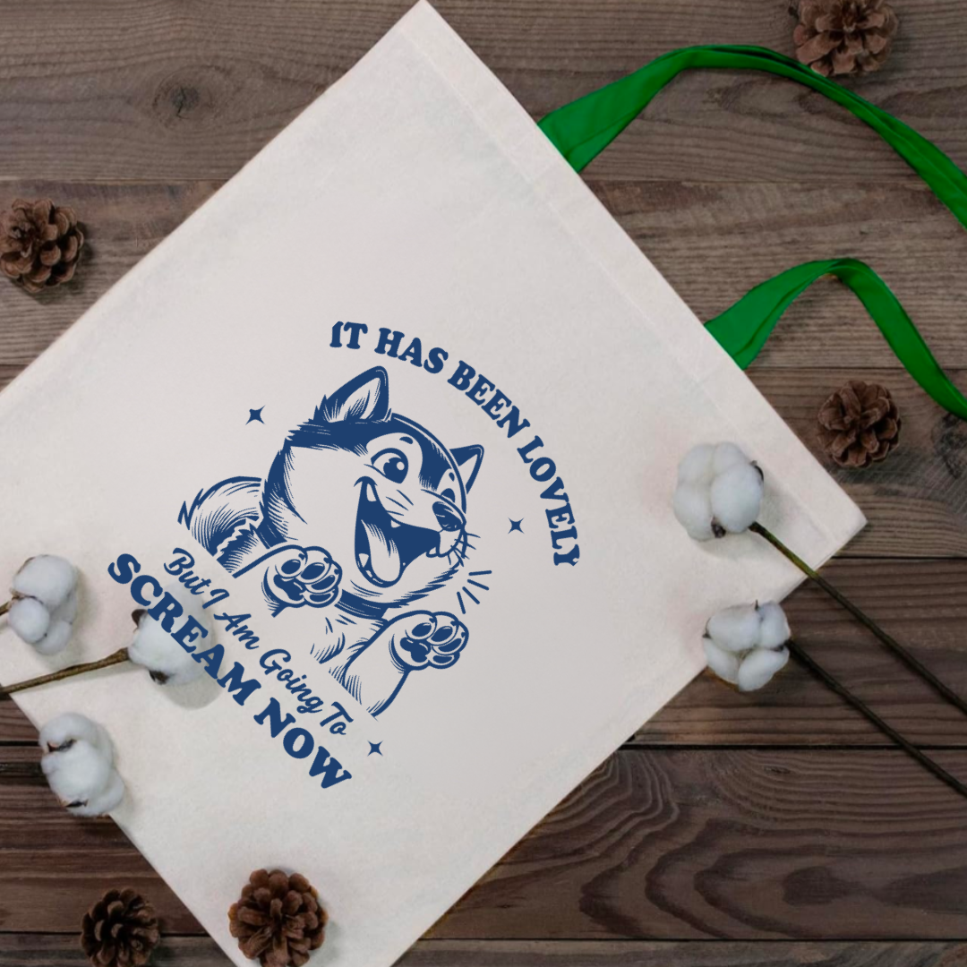 Sparky & Co Printed Canvas Tote