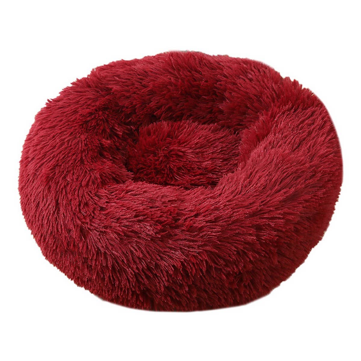 PAWPAW Fluffy Donut Pet Bed