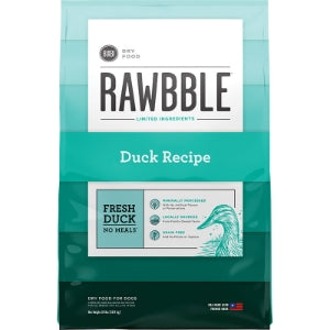 Bixbi Rawbble Raw Coated Duck Dry Dog Food