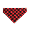 Made By Cleo - "Cozy Cabin Red" - Bandana for Cat + Small Dog