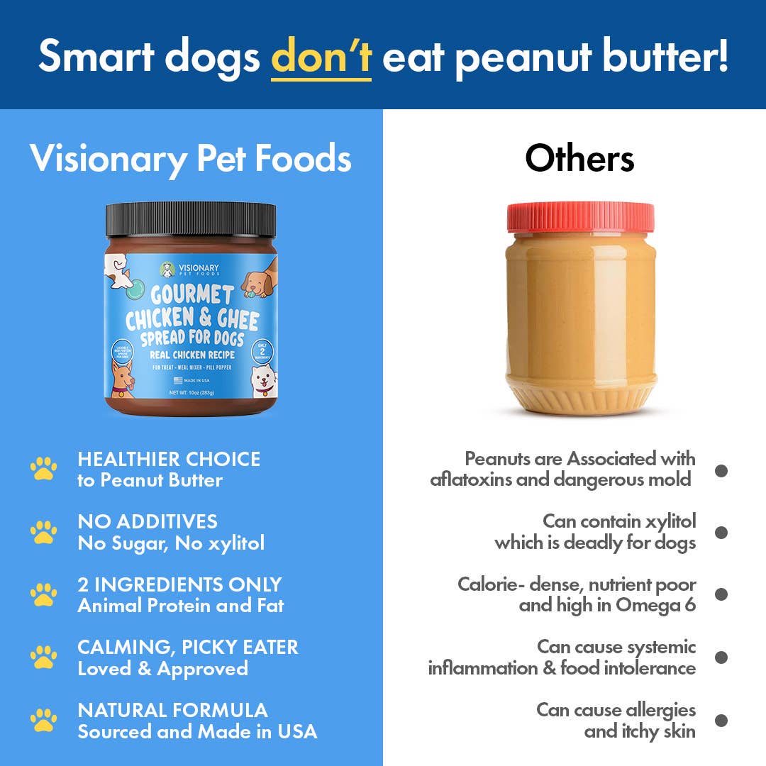 Visionary Pet Foods Meat Spread Chicken and Ghee 12oz Jar