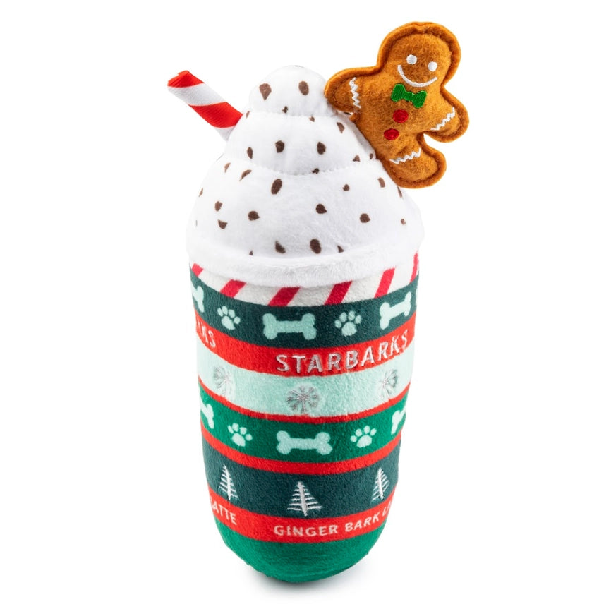 Haute Diggity Dog Starbarks Ginger Bark Latte Dog Toy